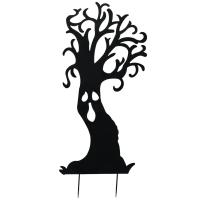 Silhuet Spøgelsestræ - Metal - 150 cm - Halloween