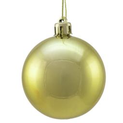 Julekugle - Guld - Metallic - 6cm - 6 stk