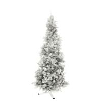Kunstigt Juletræ - Metallic Sølv - 210 cm