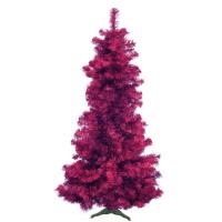 Kunstigt Juletræ - Metallic Violet - 210 cm
