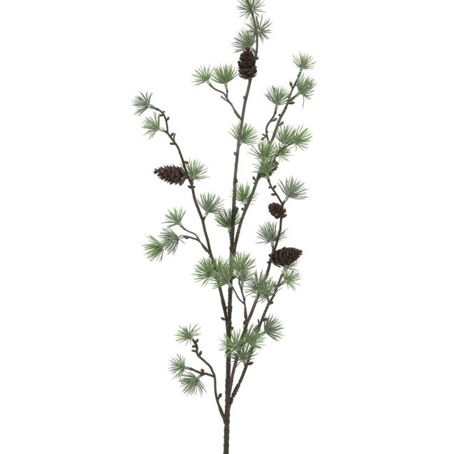 Lærke Gran Gren - Kogler - h100 cm - Kunstig Gran