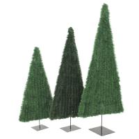 Fladt Kunstigt Juletræ - Grøn - 150cm