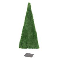 Fladt Kunstigt Juletræ - Lys grøn - 120cm