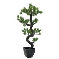 Kunstigt Bonsai Træ. Fyrretræ. 95 Cm.