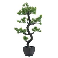 Kunstigt Bonsai Træ. Fyrretræ. 95 Cm.