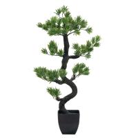 Kunstigt Bonsai Træ. Fyrretræ. 95 Cm.