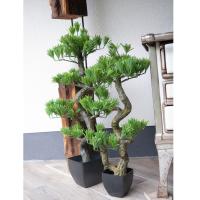 Kunstigt Bonsai Træ. Fyrretræ. 95 Cm.