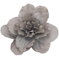 Kæmpestor Kunstig Blomst. Beige Grå. 80 Cm.