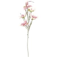 Kunstig Magnolia Gren. Hvid/Pink