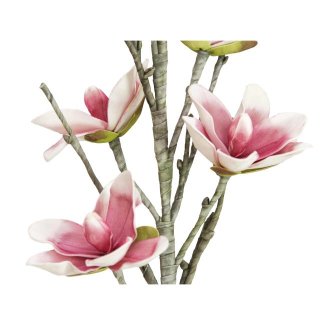 Kunstig Magnolia Gren. Hvid/Pink