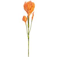 Kunstig Dahlia Stikling. Orange