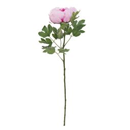 Kunstig Bonderose Stikling. Pink. 80 Cm.