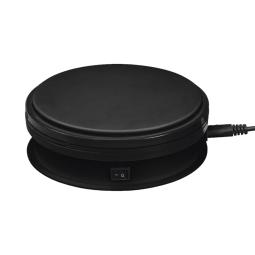 Roterende Plade 15 Cm. Op Til 5 Kg. Sort