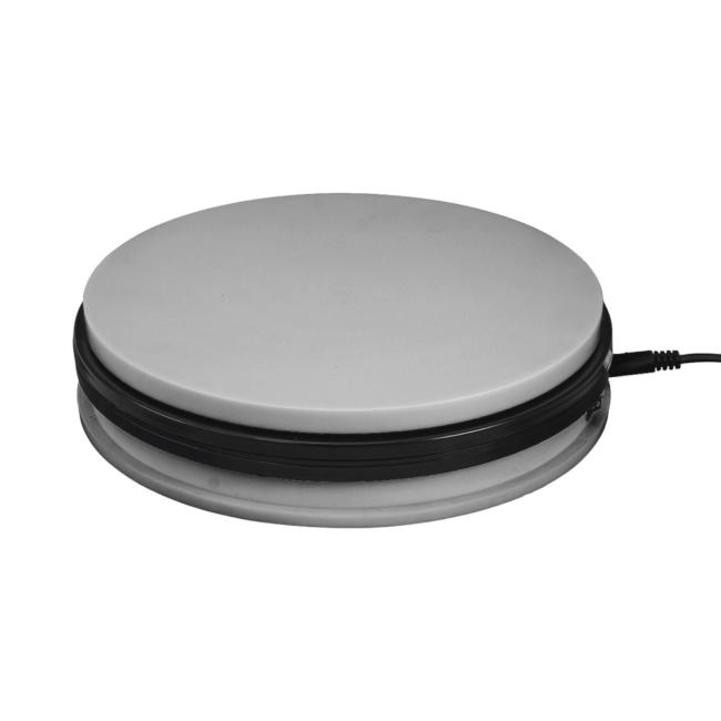 Roterende Plade 25 Cm. Op Til 25 Kg. Sølv