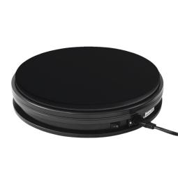 Roterende Plade 25 Cm. Op Til 25 Kg. Sort