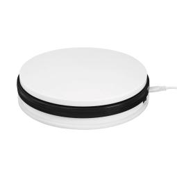 Roterende Plade 25 Cm. Op Til 25 Kg. Hvid