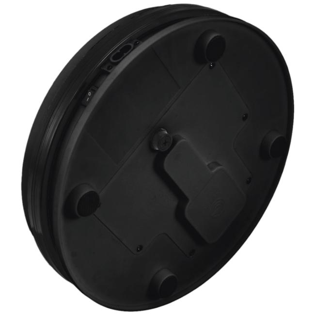 Roterende Plade 45 Cm. Op Til 50 Kg. Sort