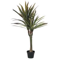 Kunstig Dracena. Grøn-Rød. 120 Cm,