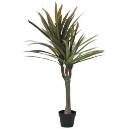 Kunstig Dracena. Grøn-Rød. 120 Cm,