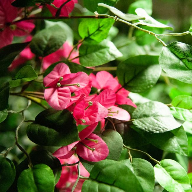 Kunstig Bougainvillea. Rød. 150 Cm.