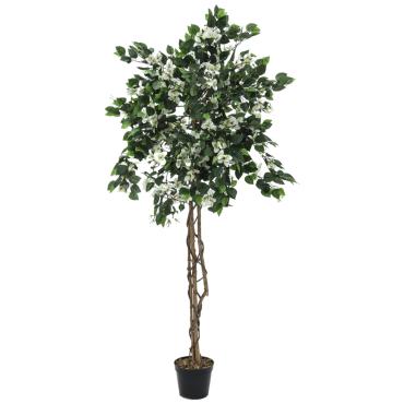 Kunstig Bougainvillea. Hvid. 150 Cm.