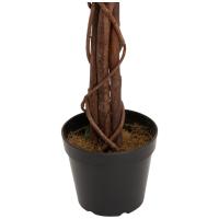 Kunstigt Vårguld Træ (Forsythia) Med 4 Grene. Gul. 120  Cm.