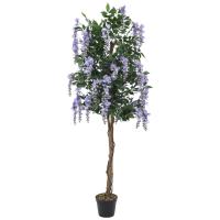 Kunstig Blåregn (Wisteria). Lilla. 150 Cm.