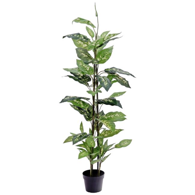 Kunstig Dieffenbachia Plante. 120 Cm.
