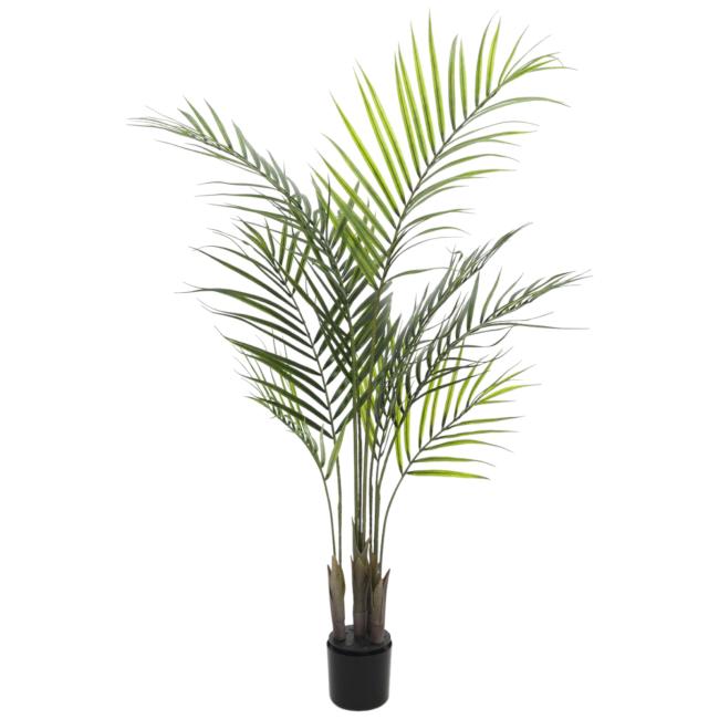 Kunstig Areca Palme Med Store Blade. 125 Cm.