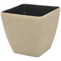 Blomster Skjuler. Glasfiber. Stona-41. Rektangulær.Beige