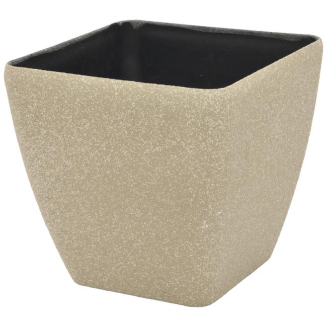 Blomster Skjuler. Glasfiber. Stona-41. Rektangulær.Beige