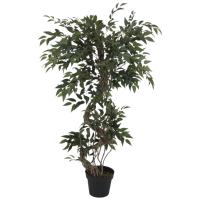 Kunstig Ficus Træ Med Flere Flettede Grene. 130 Cm.