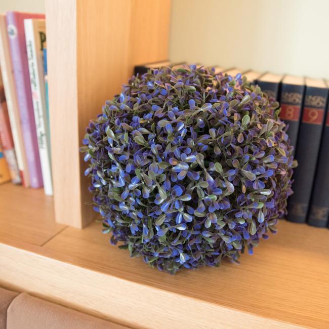 Kunstig Buskbom Bold. Violet. 22 Cm.