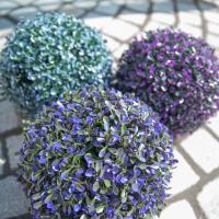 Kunstig Buskbom Bold. Violet. 22 Cm.