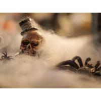 Edderkoppespind - Hvid - 50g - UV Aktiv - Halloween